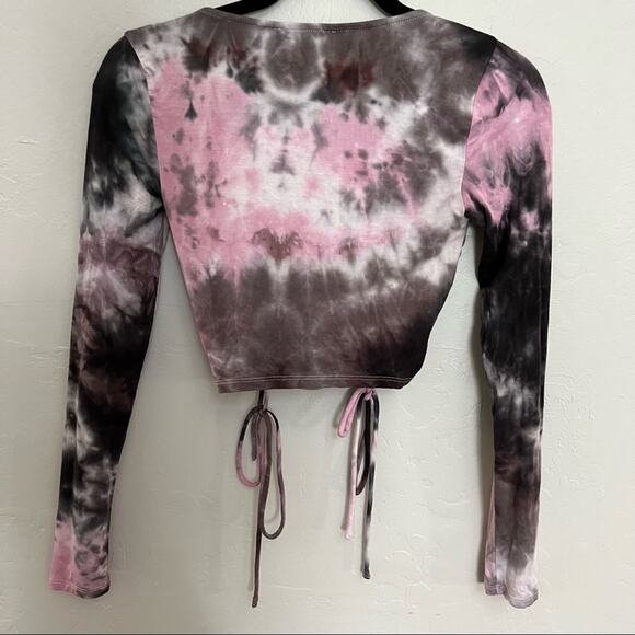Forever 21 Tie Dye Cinched Crop Top - Picture 4 of 4